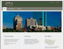 Tablet Screenshot of jhancockrealestate.com